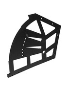 Механизм для обувницы полок CAPPIO, 3-х ярусная, до 13 мм, пластик, черный - фото 59414998