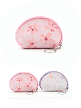 Кошелёк маленький «Цветочки», монетница, на молнии, 12?3.5?9 см, МИКС (комплект 2 шт)