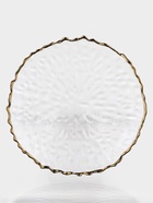 Тарелка Magistro «Риччи», d=33 см, h=2 см, с золотистой отводкой, стекло, прозрачная - фото 59415142 Тарелка Magistro «Риччи», d=33 см, h=2 см, с золотистой отводкой, стекло, прозрачная - фото 59415142