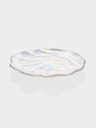 Блюдо сервировочное «Ракушка», 19×2 см, стекло, перламутр 10914849