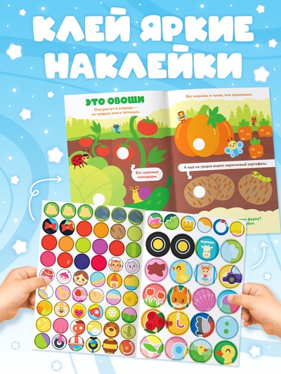 Книги «Годовой курс», набор 12 книг, Малышарики