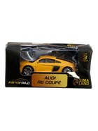 УЦЕНКА Машина металлическая AUDI R8 COUPE, 1:64, жёлтая - Фото 6
