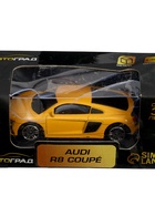 УЦЕНКА Машина металлическая AUDI R8 COUPE, 1:64, жёлтая - Фото 9