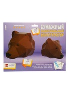 УЦЕНКА UNICON Полигональный конструктор, 10 листов, медведь - Фото 5