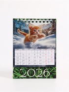 Календарь 2026 настольный, домик «Коты» 10×14 см - Фото 4