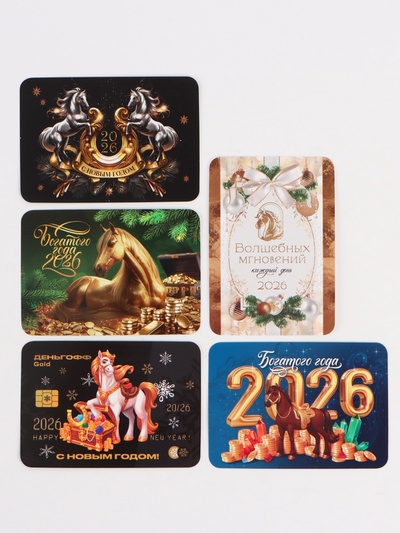 Календарь 2026 карманный «Богатство» МИКС 5 шт.