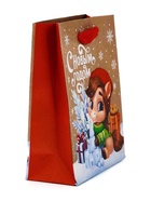 Пакет крафтовый подарочный «С Новым годом 2026», лошадь, S 12 × 15 × 5.5 см - фото 118996397