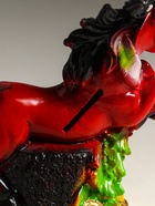 Копилка для денег «Огненный конь с ёлкой», гипс, 13×13×6.5 см 10919321