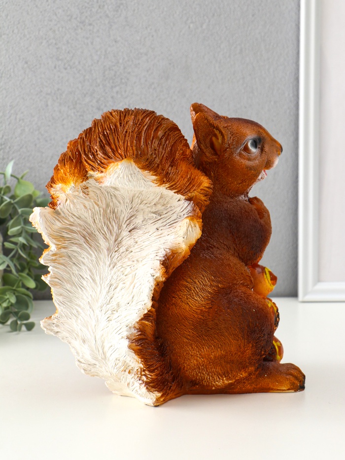 Копилка для денег «Белка с орехами», гипс, 25×25×14 см