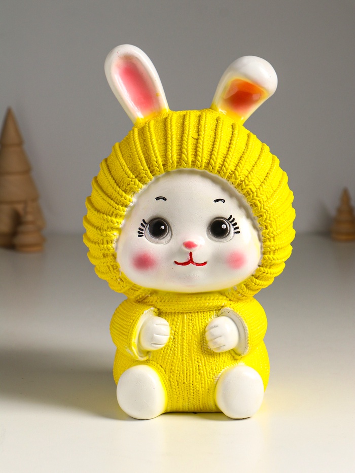 Копилка для денег «Зайчик», гипс, 22.5×13.5×12 см