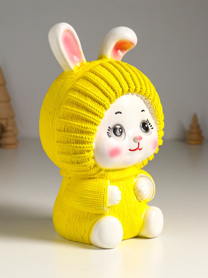 Копилка для денег «Зайчик», гипс, 22.5×13.5×12 см