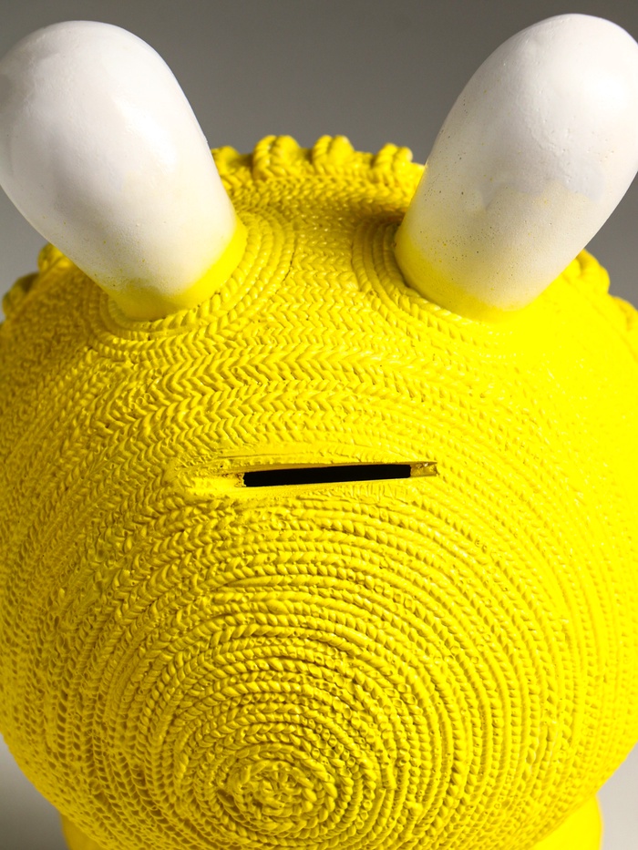 Копилка для денег «Зайчик», гипс, 22.5×13.5×12 см