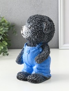 Копилка для денег «Мишка в джинсах», гипс, серый, 19.5×13×11 см - Фото 4