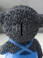 Копилка для денег «Мишка в джинсах», гипс, серый, 19.5×13×11 см - Фото 5