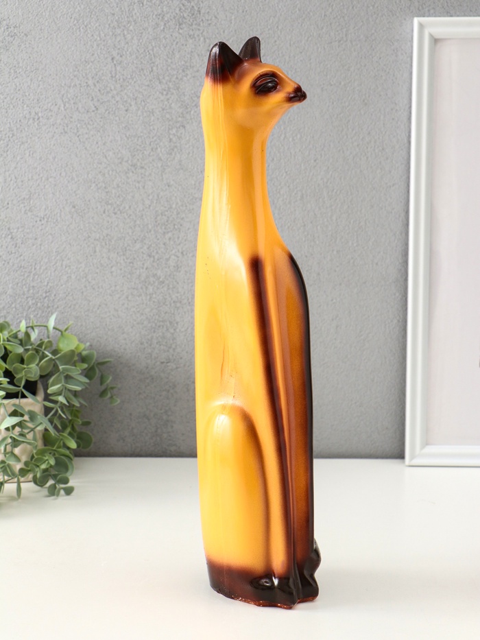 Копилка для денег «Котёнок египетский», гипс, 44.5×9×11 см