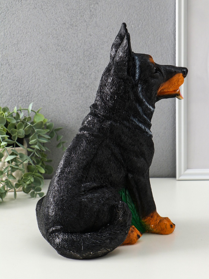 Копилка для денег «Овчарка средняя», гипс, 32×23×16 см