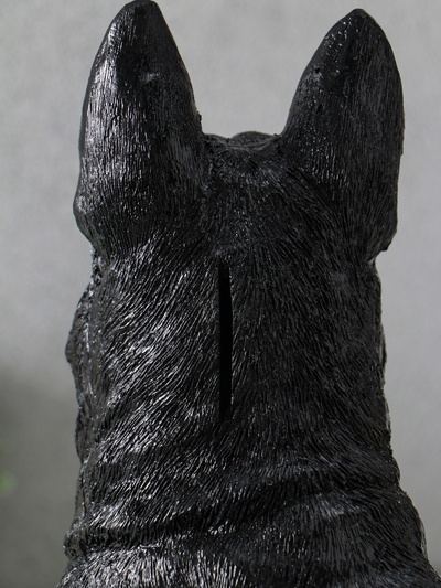 Копилка для денег «Овчарка средняя», гипс, 32×23×16 см