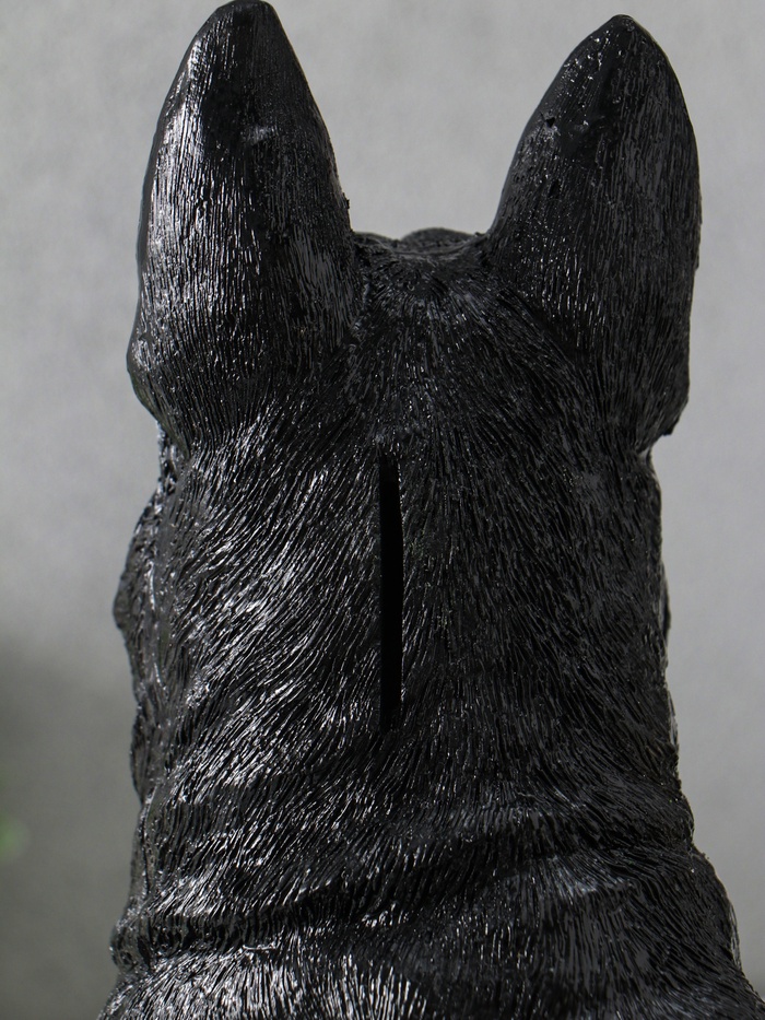 Копилка для денег «Овчарка средняя», гипс, 32×23×16 см