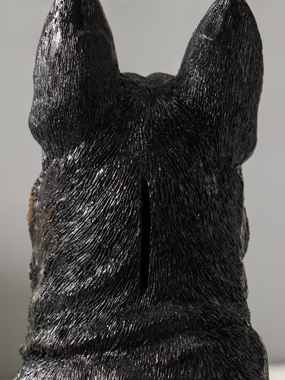 Копилка для денег «Овчарка средняя», гипс, 32×23×16 см