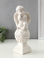 Фигура гипс «Ангел на шаре», 37×12×14 см - фото 59415364 Фигура гипс «Ангел на шаре», 37×12×14 см - фото 59415364