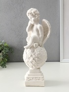 Фигура гипс «Ангел на шаре», 37×12×14 см - фото 59415367 Фигура гипс «Ангел на шаре», 37×12×14 см - фото 59415367