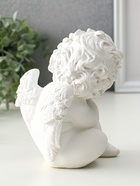 Фигура гипс «Ангелочек сидит думает», 18×14×13 см - фото 118996482