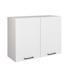 УЦЕНКА Шкаф навесной 800 Симпл, 800×300×600, Белый/Белый 10952169