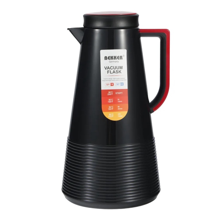 УЦЕНКА Термос BK-4423 1.5 л,, сохраняет температуру 12 ч, пластиковый - Фото 1