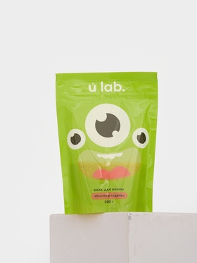 Соль для ванны «Монстрики», 200 г, аромат яблочный леденец, ULAB 10878701