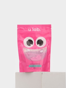 Соль для ванны «Монстрики», 200 г, аромат клубничная жвачка, ULAB 10878704