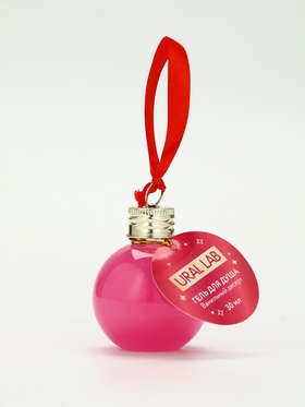 Гель для душа в форме ёлочного шара, 30 мл, аромат ванильный десерт, URAL LAB