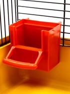 Клетка для грызунов «Мини» одноярусная, 29×25×24 см, жёлтый - фото 809290490 Клетка для грызунов «Мини» одноярусная, 29×25×24 см, жёлтый - фото 809290490