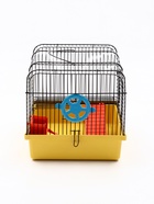 Клетка для грызунов «Мини» одноярусная, 29×25×24 см, жёлтый - фото 809290484 Клетка для грызунов «Мини» одноярусная, 29×25×24 см, жёлтый - фото 809290484