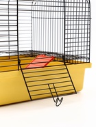 Клетка для грызунов «Мини» одноярусная, 29×25×24 см, жёлтый - фото 809290487 Клетка для грызунов «Мини» одноярусная, 29×25×24 см, жёлтый - фото 809290487