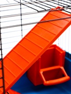 Клетка для грызунов «Мини» двухъярусная, 29×25×32 см, синий - фото 809290505 Клетка для грызунов «Мини» двухъярусная, 29×25×32 см, синий - фото 809290505