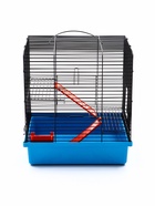Клетка для грызунов «Мини» двухъярусная, 29×25×32 см, синий - фото 809290498 Клетка для грызунов «Мини» двухъярусная, 29×25×32 см, синий - фото 809290498