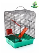 Клетка для грызунов «Мини» трехъярусная, 29×25×40 см, микс - фото 809290510 Клетка для грызунов «Мини» трехъярусная, 29×25×40 см, микс - фото 809290510