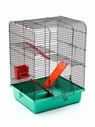 Клетка для грызунов «Мини» трехъярусная, 29×25×40 см, микс - фото 809290511 Клетка для грызунов «Мини» трехъярусная, 29×25×40 см, микс - фото 809290511