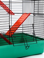 Клетка для грызунов «Мини» трехъярусная, 29×25×40 см, микс - фото 809290518 Клетка для грызунов «Мини» трехъярусная, 29×25×40 см, микс - фото 809290518