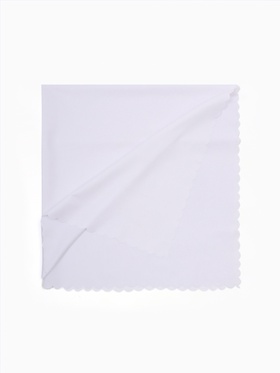 Скатерть «Доляна», однотонная, белая, 140×180 см