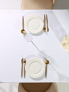 Скатерть «Доляна», однотонная, белая, 140×180 см - Фото 10