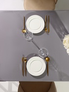 Скатерть «Доляна», однотонная, серая, 140×180 см - фото 809305866