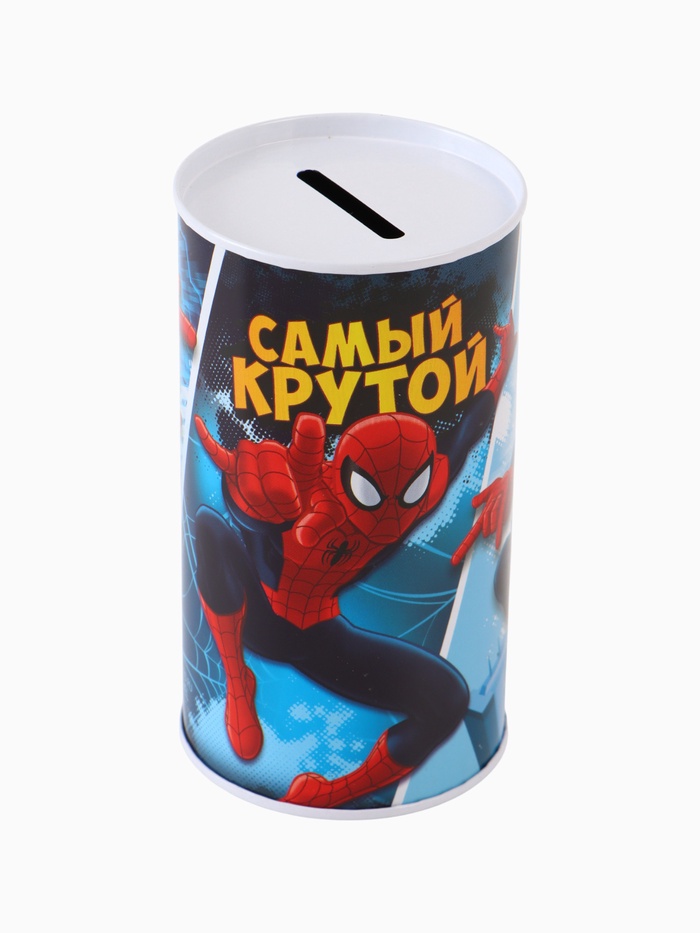 УЦЕНКА Копилка «Самый крутой», Человек-паук, 6.5×12 см - Фото 1