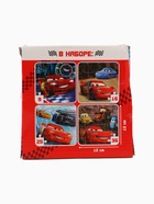 УЦЕНКА Пазлы 4 в 1 «Ни дня без гонки. Тачки» - Фото 4