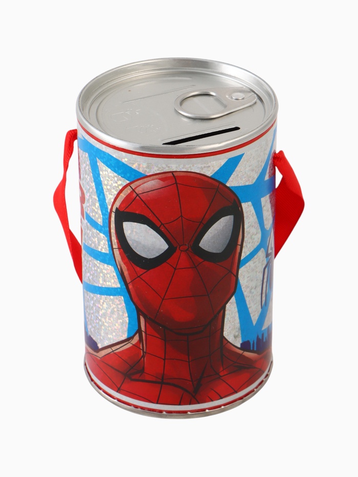 УЦЕНКА Копилка с голографией, Человек-паук 12 см × 7.8 см × 7.8 см - Фото 1