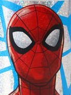 УЦЕНКА Копилка с голографией, Человек-паук 12 см × 7.8 см × 7.8 см - Фото 2