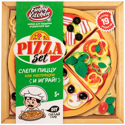 УЦЕНКА Набор для создания игрушечной еды «Funny Kitchen» «Pizza set» SS500-40214