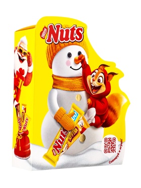 Новогодний подарок «NUTS» снеговик 442 г