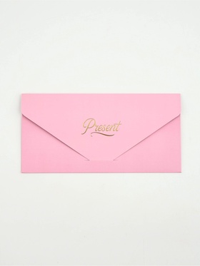 Конверт подарочный «Нежные цветы», софт-тач, тиснение, 19 × 9 см