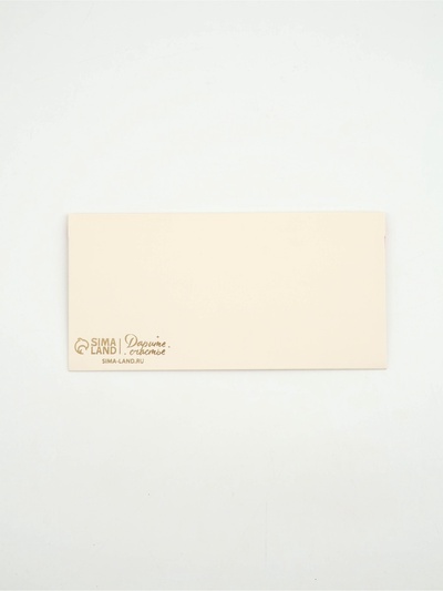 Конверт подарочный «Бантики», софт-тач, тиснение, 19×9 см